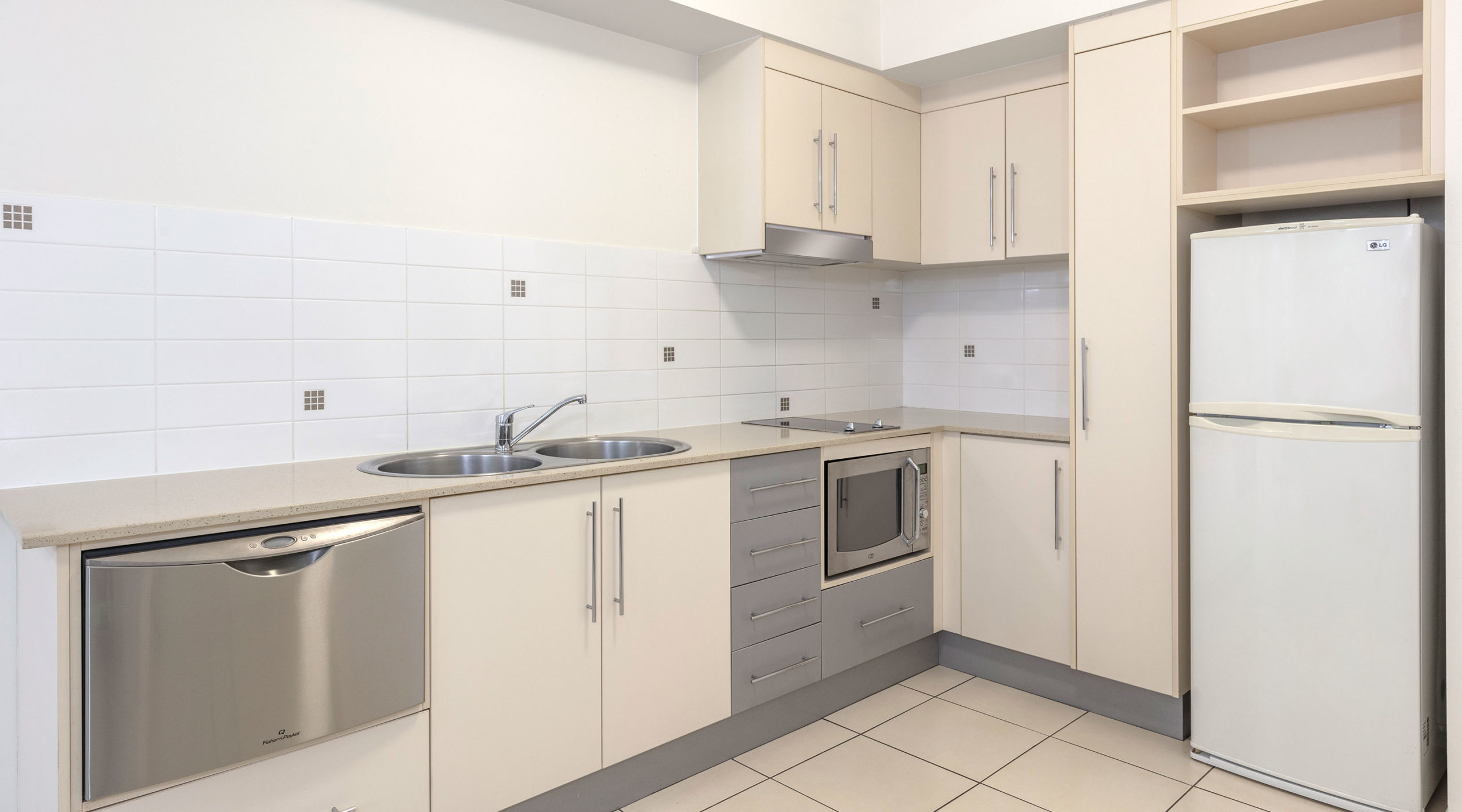 Standard One Bedroom Apartment Kitchen