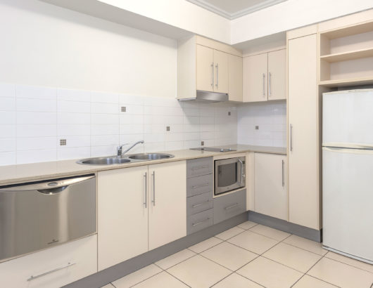 Standard One Bedroom Apartment Kitchen