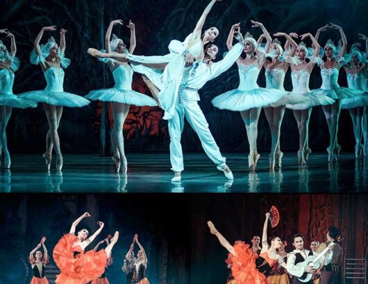 Ballet dancers performing Forest Song & Don Quixote
