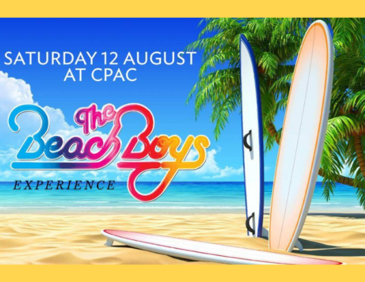 Promo image for The Beach Boys Experience on Saturday August 12 at CPAC